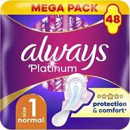 Гігієнічні прокладки Always Platinum Normal (Розмір 1) 48 шт.