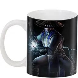 Кухоль GeekLand Mortal Kombat Мортал Комбат райден MK.02.28 330 мл білий - мініатюра 3