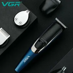 Бритва для обличчя та тіла чоловіча тример для бороди шейвер VGR V-172 Grooming Kit - мініатюра 9