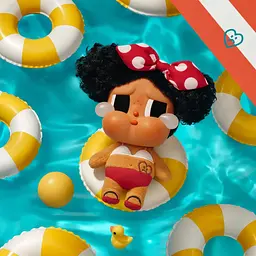 Колекційна м'яка іграшка-сюрприз Pop Mart Crybaby Vacation Mode On (CBVM-01) - мініатюра 7