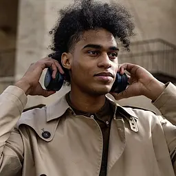 Навушники Sennheiser HD 450 BT Over-Ear Wireless ANC Mic Black (508386) - мініатюра 4