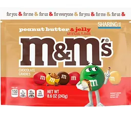Драже M&M's Peanut Butter and Jelly Candy 244г