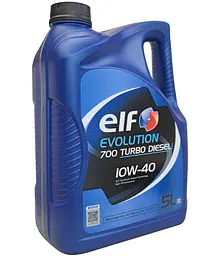 Моторна олива Elf Evolution 700 Turbo Diesel 10W-40 5 л ( 201553 ) ( 216672 ) - мініатюра 4