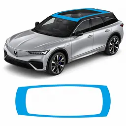 Антигравійна захисна бронеплівка за лекалами для Acura ZDX EV 2024 - зона даху