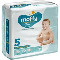 Підгузки дитячі Moffy Twin 5 (11-25 кг) 24 шт.