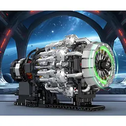 Конструктор Mould King Mking Двигун Turbojet (10216) [160750] - мініатюра 7