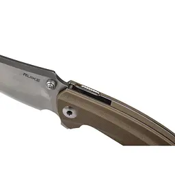Ніж складаний туристичний Ruike P155-W, (9 см) 14C28N / G10 пісочний - мініатюра 3