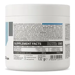 Передтренік OstroVit Beta-Alanine 2400 мг 150 капсул - мініатюра 3