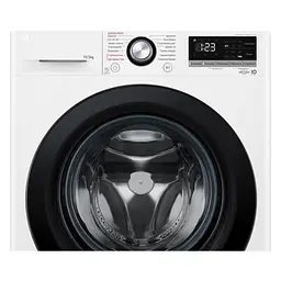 Пральна машина LG фронтальна 105 кг 1400 A+++ 57 см дисплей пара інвертор білий - мініатюра 10
