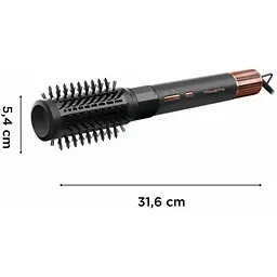 Фен-щітка Rowenta Air Shape 1300 Вт чорно-золота (UB9820E0) - мініатюра 4