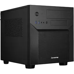Корпус Chieftec Gaming Cube Black, без БР, MicroATX/Mini ITX, 2xUSB 3.1, 390х265х295 мм, 4.3 кг (CI-02B-OP)
