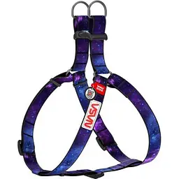 Шлея для собак WAUDOG Nylon з QR-паспортом NASA21 S (4800-0148)