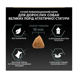 Сухий корм для собак Purina Pro Plan Large Athletic Adult 2+ Sensitive Digestion Для великих порід атлетичної статури З ягням 14 кг (7613035415591) - мініатюра 8
