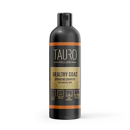 Увлажнюючий шампунь Tauro Pro Line для собак і котів усіх порід Healthy Coat Hydrating Shampoo 250 мл