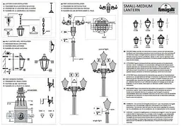 Вуличний світильник Ideal Lux ANNA AP1 SMALL NERO (101552) - мініатюра 2