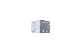 Кутник меблевий перфорований Apro 105 x 105 x 90 x 2 мм (в упаковці 5 шт.) - мініатюра 3