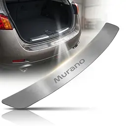 Накладка на задній бампер для Nissan Murano II (Z51) 2008-2014 Нержавіюча сталь без загину