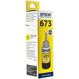 Контейнер з чорнилом Epson 673 yellow 70мл L800/1800 (C13T67344A)