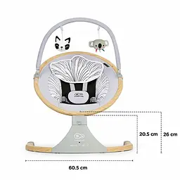 Заколисуючий центр Kinderkraft LUMI Wooden Grey - мініатюра 13