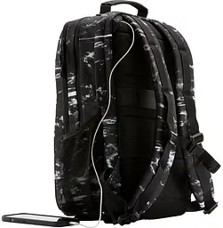 Рюкзак HP для ноутбука Campus XL 16.1" поліестер чорно-білий - мініатюра 7