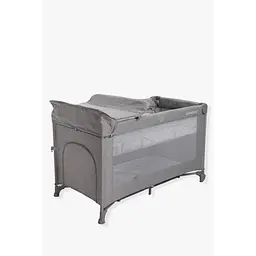 Ліжко-манеж VELANO Tino з другим ярусом та пеленатором Light grey (46159) - мініатюра 3