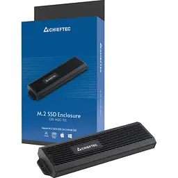 Зовнішня кишеня Chieftec M.2 PCIe NVMe/SATA SSD CEB-M2C-TLE USB3.2 Gen2 Type-C Tool-Less Aluminum/Plastic (CEB-M2C-TLE) - мініатюра 5
