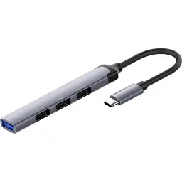 Концентратор ColorWay USB-C 4-в-1 USB2.0х3/USB3.0 (CW-HUB04) - мініатюра 2