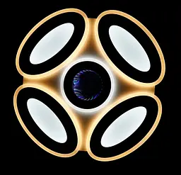 Люстра стельова LED Splendid Ray L78537/4+1, 200W, білий, сучасний стиль з пультом - мініатюра 9
