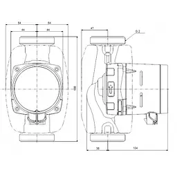 Циркуляційний насос Grundfos Alpha3 32-60 180 (99371964) - мініатюра 10