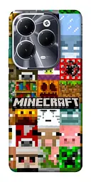 Чохол Demsky Minecraft collage для Infinix Hot 40
