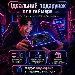 Бездротовий геймпад 1000 mAh / джойстик для PS4, ПК, Android та iOS з Bluetooth 5.2 - мініатюра 7