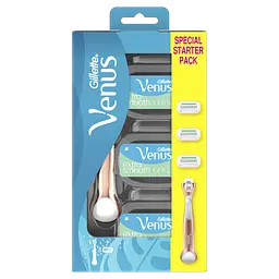 Жіноча бритва Gillette Venus Extra Smooth Sensitive Rosegold з 3 змінними касетами - мініатюра 2
