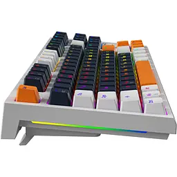 Клавіатура GamePro Red з Hot-Swap RGB White дротова механічна (MK180W) - мініатюра 4