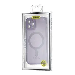 Чохол Splatter with MagSafe Protected Camera iPhone 12 Pro Purple - мініатюра 2