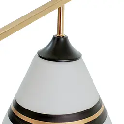Люстра Brille в передпокій E27 60W BK (LK-701S/3) - мініатюра 6