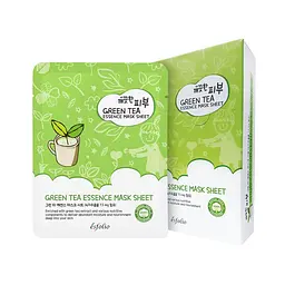 Тканинна маска для обличчя Esfolio Pure Skin Green Tea Essence Mask Sheet із зеленим чаєм