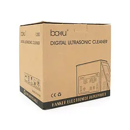 Ультразвукова ванна BAKKU BK-1200 з функцією дегазації рідини (1.6L, 60W, 40 kHz, підігрів до 80 гр. C, таймер до 99 хв.) - мініатюра 2