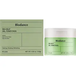 Гелеві тонер-пади з морськими водоростями Biodance Sea Kelp Gel Toner Pad 60 шт.