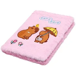 Блокнот А5 ZiBi Capybara 7 Kids Line плюшевий клітинка 80 аркушів (ZB.700021) - мініатюра 10