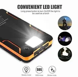 Портативна батарея Power Bank 25000mAh + Solare S025 сонячний заряд - мініатюра 5