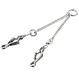 Sprenger Coupling Chain спренгер повідець-спарка для 2-х собак карабін-щипці хромована сталь