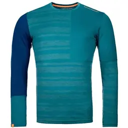 Термокофта Ortovox 185 Rock'n'Wool Long Sleeve Mns M Бірюзовий (1054-025.001.0155)