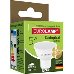 Світлодіодна лампа Eurolamp LED Ecological Series, SMD, MR16, 5W, GU10, 3000K (200) (LED-SMD-05103(P)) - мініатюра 4