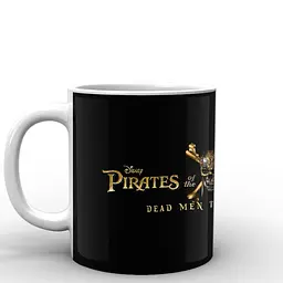 Кухоль GeekLand Pirates of the Caribbean Пірати Карибського моря чорний фон PC.02.016 330 мл білий - мініатюра 2