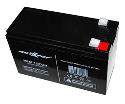 Батарея для ДБЖ 12В 7Ач Maxxter / MBAT-12V7AH / ШхДхВ 150x64x98