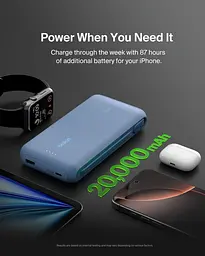 Павербанк Belkin Blue 20 000 mAh / 20 Вт (BPB024HQBL) - мініатюра 10
