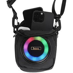 Сумка крос-боді зі вбудованою колонкою Hoco HC41 Wave Bass Black - мініатюра 3