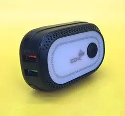 МЗП 4you A42 adjustable light charger (28W, 5A, Fast Charger QC 3.0, 2USB) black