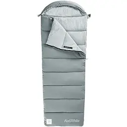 Спальник з капюшоном Naturehike M300 NH20MSD02 правий сірий