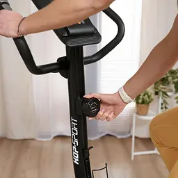 Велотренажер Hop-Sport HS-4000H Grant чорно-золотистий - мініатюра 8